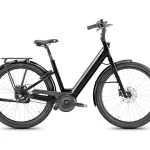 Vélo de ville électrique Moustache Lundi 27.6, Noir brillant, Smart System